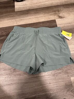 all in motion Women's Sage Green Athletic Drawstring Shorts